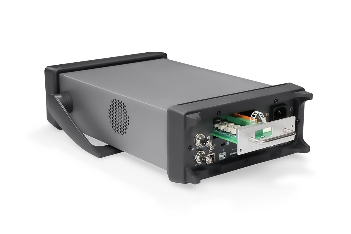 SDM4055A rear interfaces for USB and LAN remote control